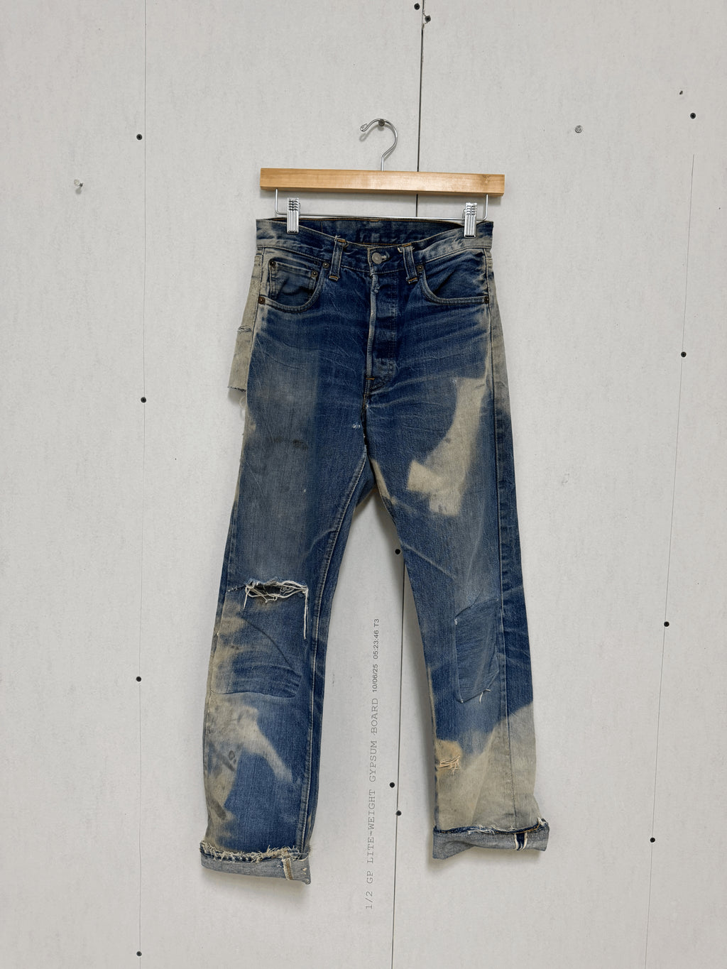 1960s Distressed Levis Jeans