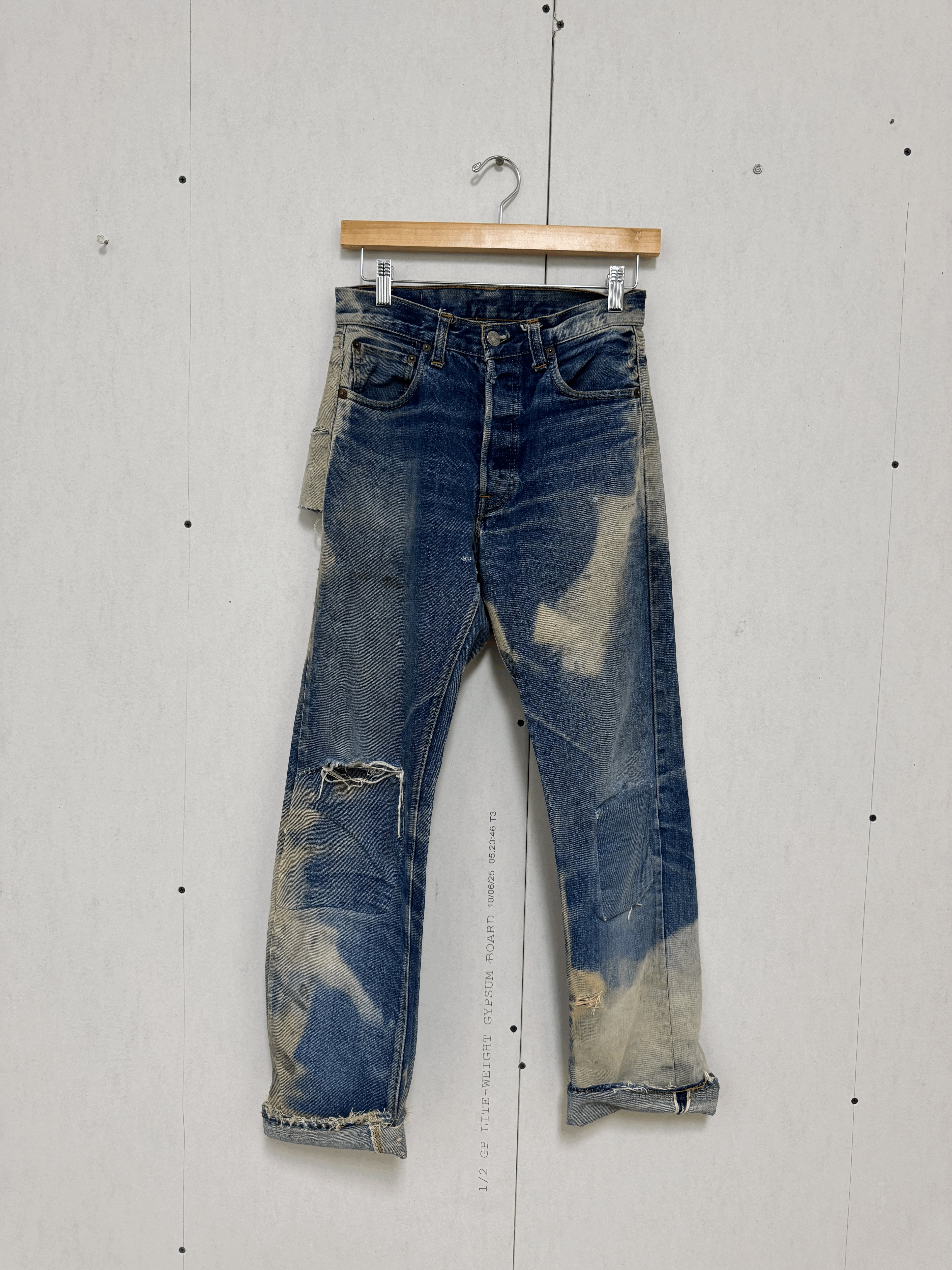 1960s Distressed Levis Jeans