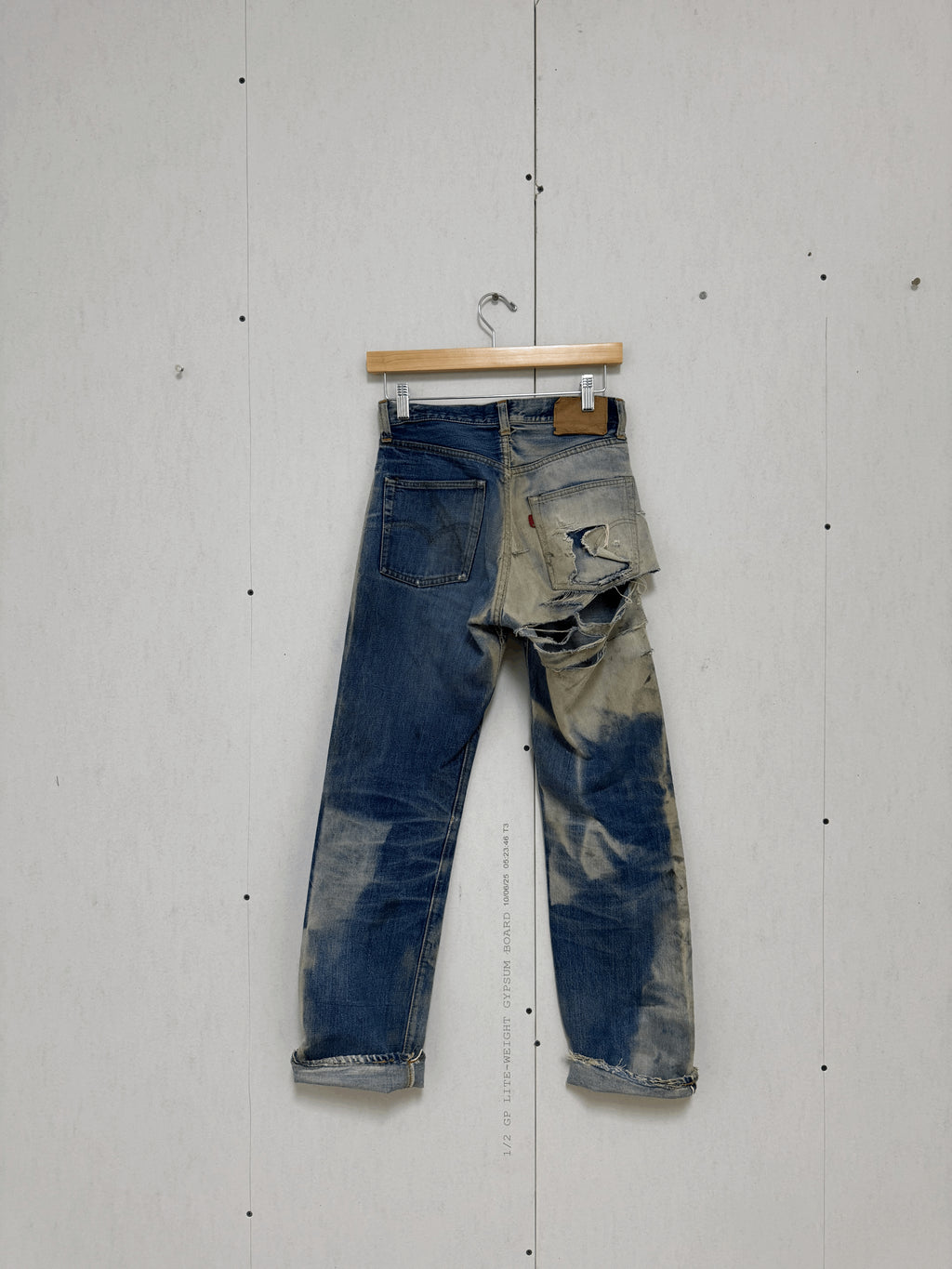 1960s Distressed Levis Jeans