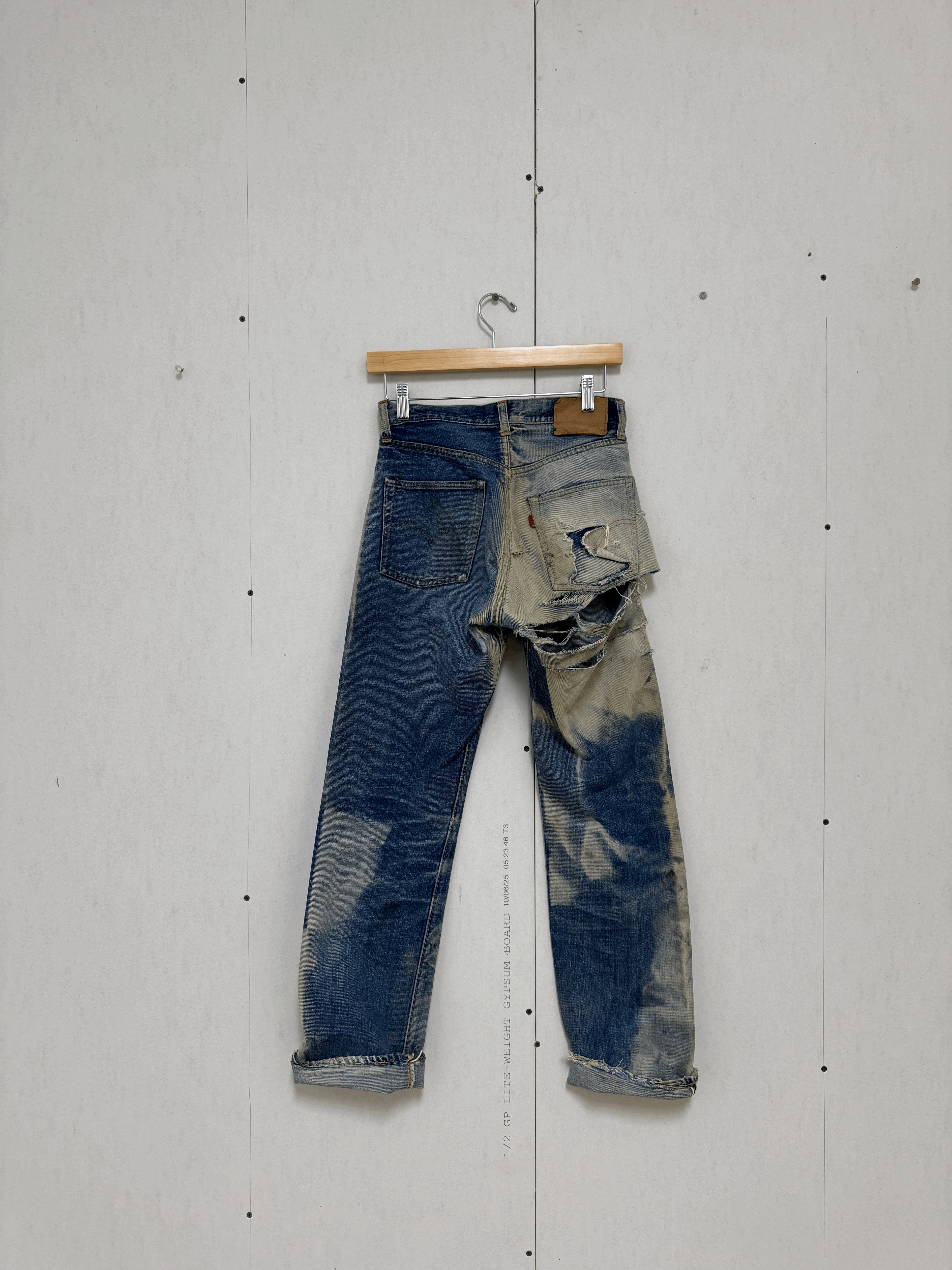 1960s Distressed Levis Jeans
