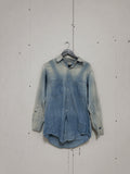 1950s Cotton Denim Overall Faded Button Up
